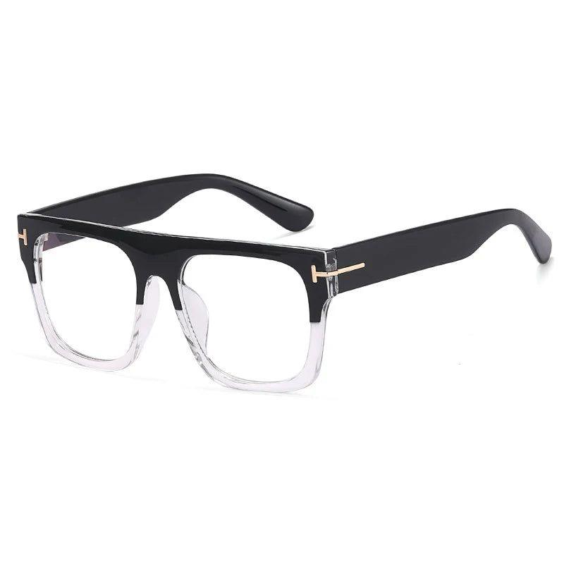 Fashion-Forward Oversized Square Blue Light Blocking Glasses - Lucid Fantasy 