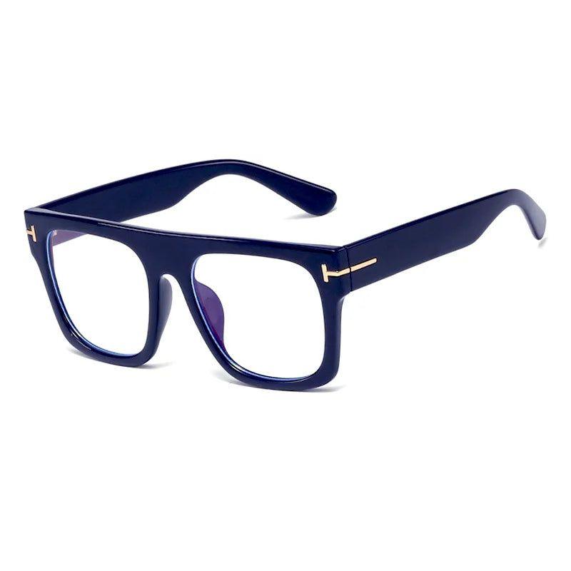 Fashion-Forward Oversized Square Blue Light Blocking Glasses - Lucid Fantasy 