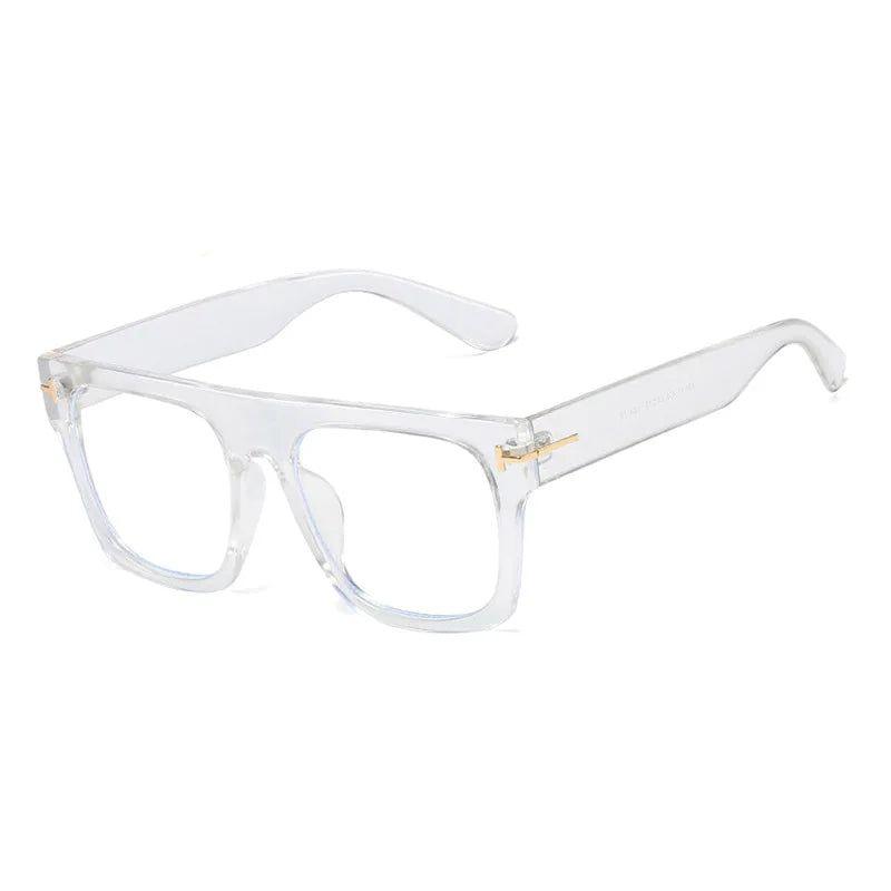 Fashion-Forward Oversized Square Blue Light Blocking Glasses - Lucid Fantasy 