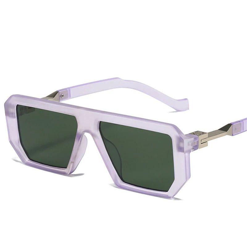 Fashionable Jelly Color Retro Square Shades with UV400 Protection - Lucid Fantasy 