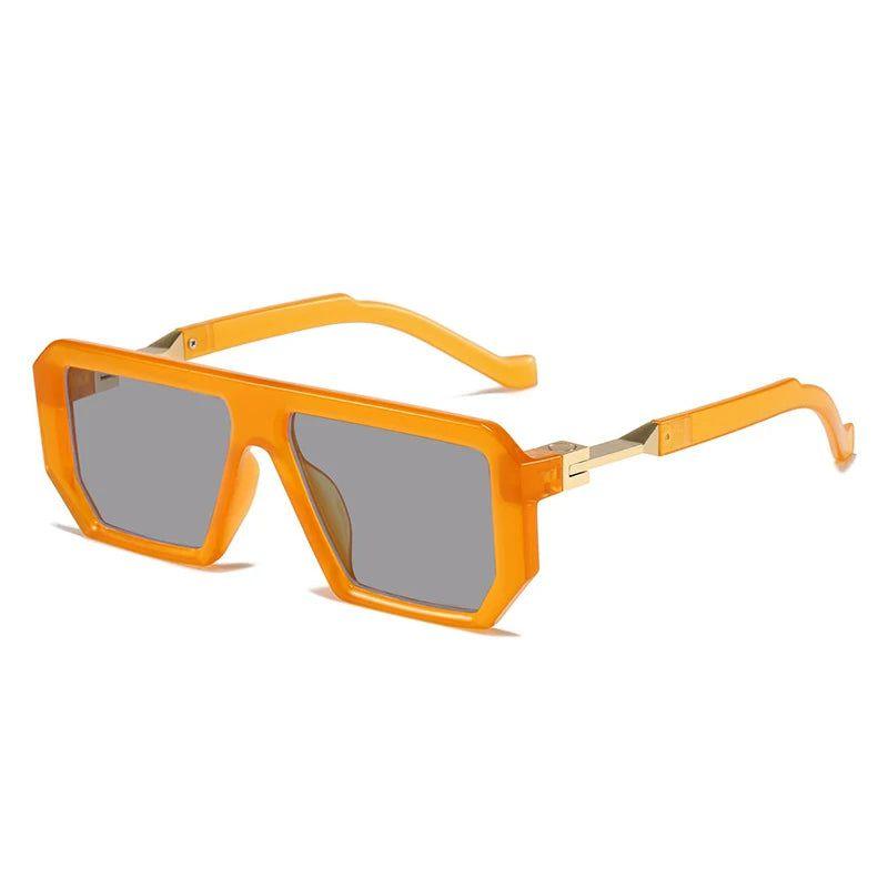 Fashionable Jelly Color Retro Square Shades with UV400 Protection - Lucid Fantasy 