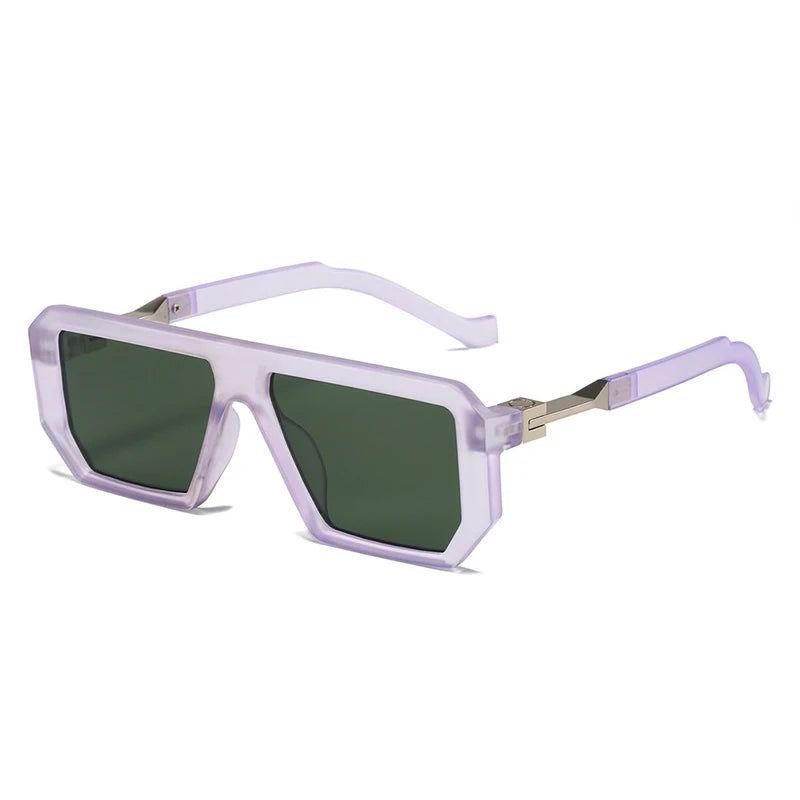 Fashionable Jelly Color Retro Square Shades with UV400 Protection - Lucid Fantasy 