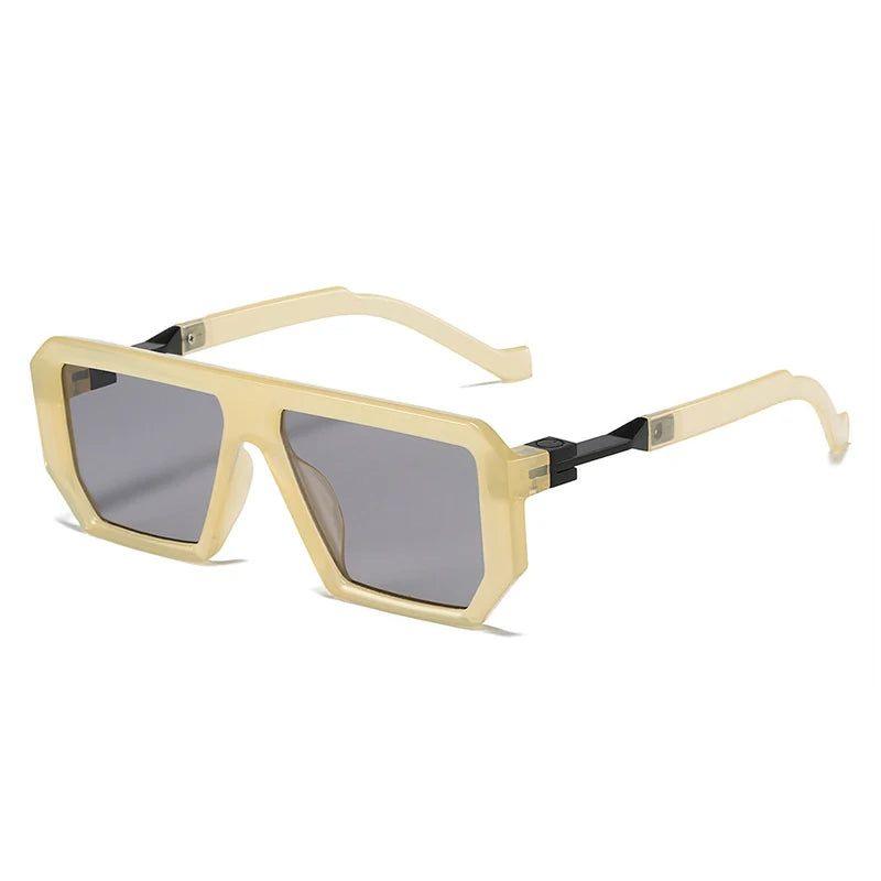 Fashionable Jelly Color Retro Square Shades with UV400 Protection - Lucid Fantasy 