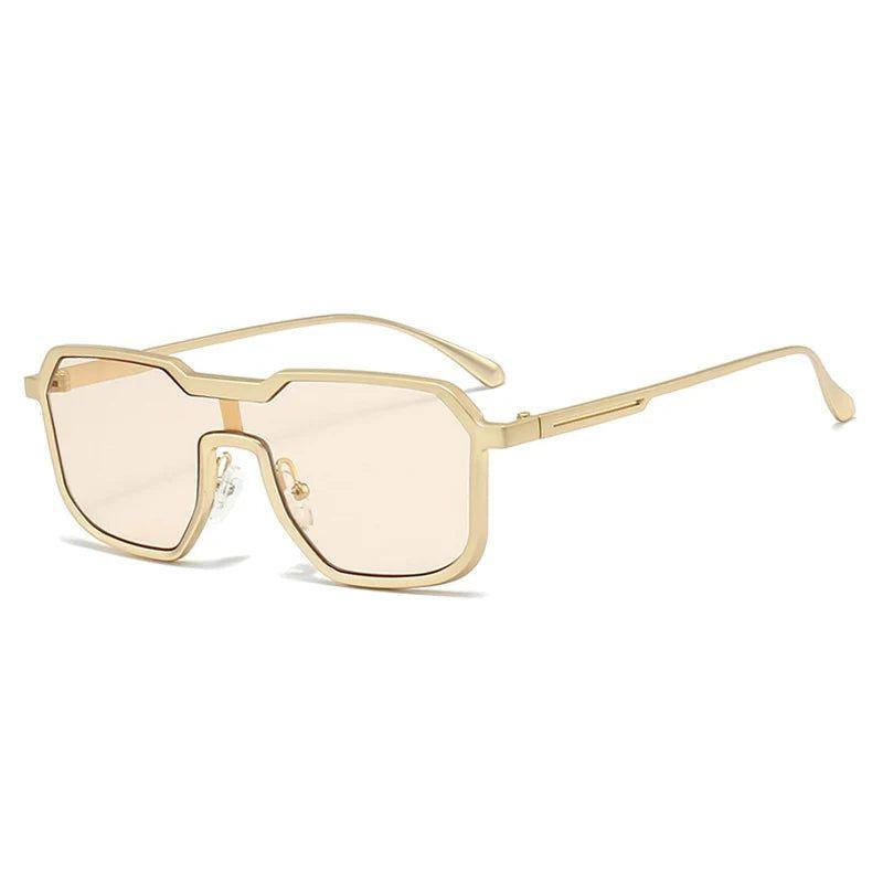 Fashionable Punk Retro Square Metal Frame Sunglasses for Bold Fashion Statements - Lucid Fantasy 