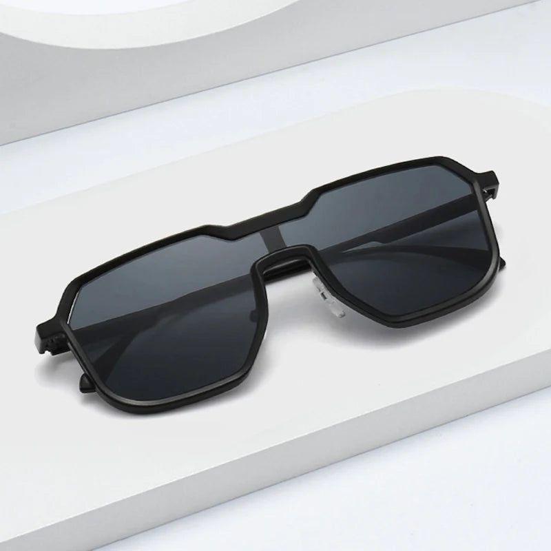 Fashionable Punk Retro Square Metal Frame Sunglasses for Bold Fashion Statements - Lucid Fantasy 