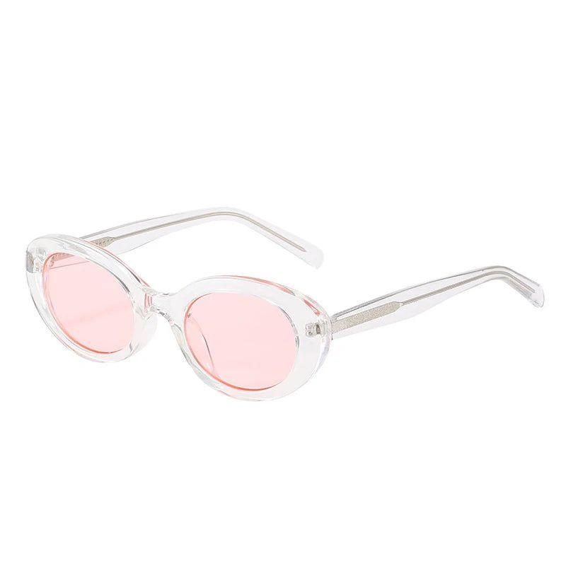 Fashionable Retro Candy-Colored Cat Eye Sunglasses with UV400 Protection - Lucid Fantasy 