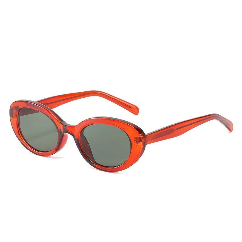 Fashionable Retro Candy-Colored Cat Eye Sunglasses with UV400 Protection - Lucid Fantasy 