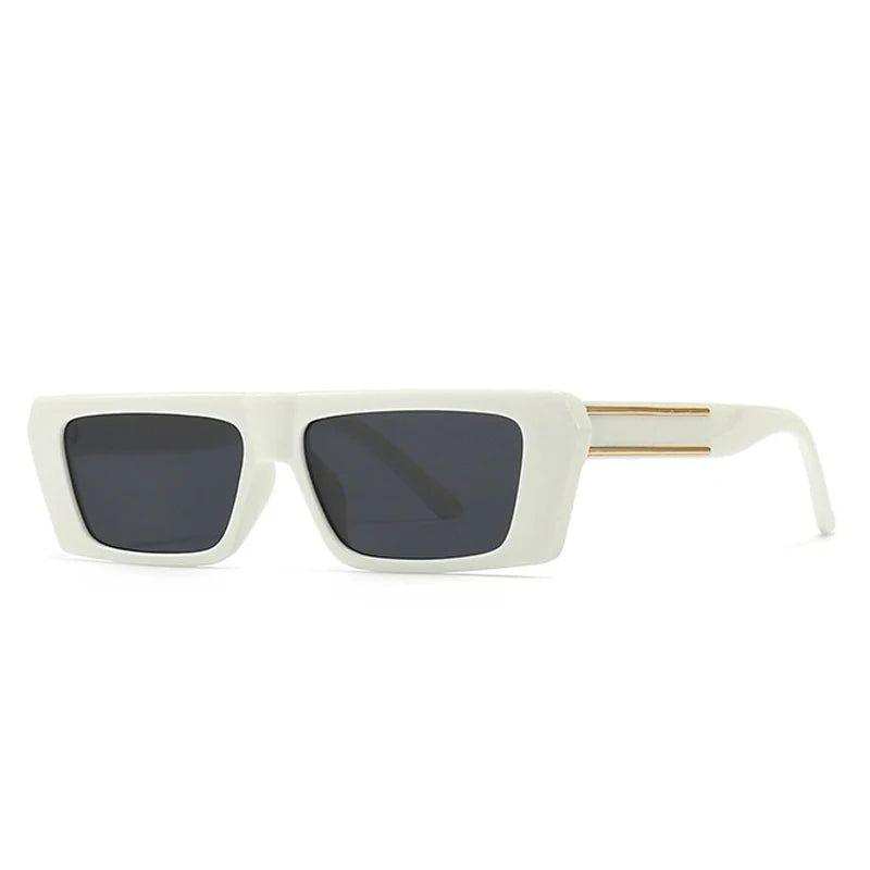 Fashionable Retro Mini Rectangle UV400 Sunglasses for Fashion-Forward Protection - Lucid Fantasy 