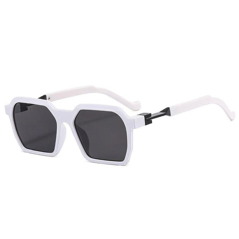 Fashionable Retro Polygon Square Shades with UV400 Protection - Original Design Fashion Sunglasses - Lucid Fantasy 