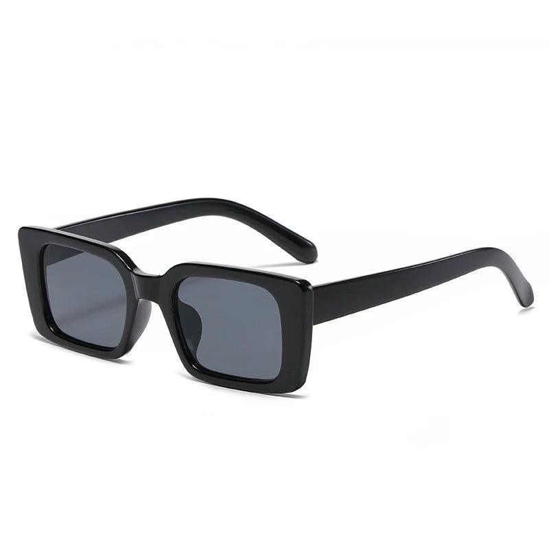 Fashionable Retro Rectangle Sunglasses with Gradient Lenses and UV400 Protection - Lucid Fantasy 