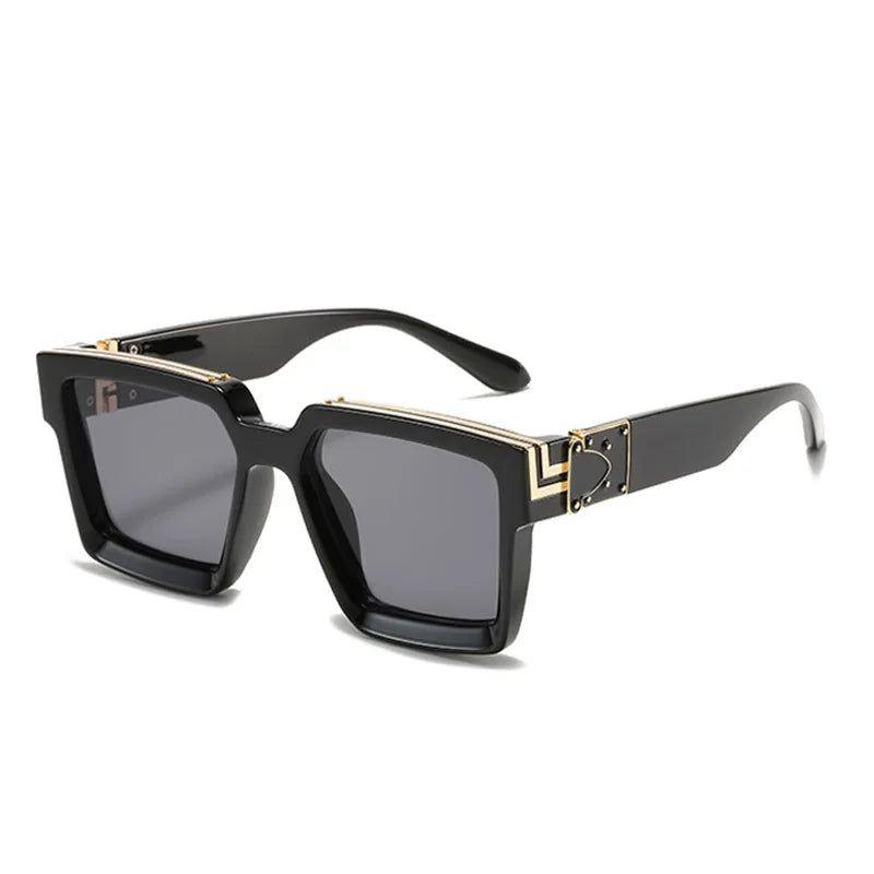 Fashionable Retro Square Luxury Sunglasses with UV400 Protection - Colorful Fashion Shades - Lucid Fantasy 