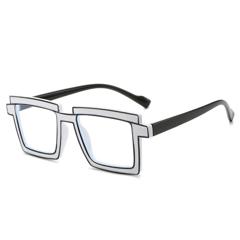 Fashionable Retro TR90 Square Glasses with Anti-Blue Light Protection - Lucid Fantasy 