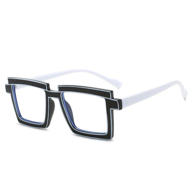 Fashionable Retro TR90 Square Glasses with Anti-Blue Light Protection - Lucid Fantasy 