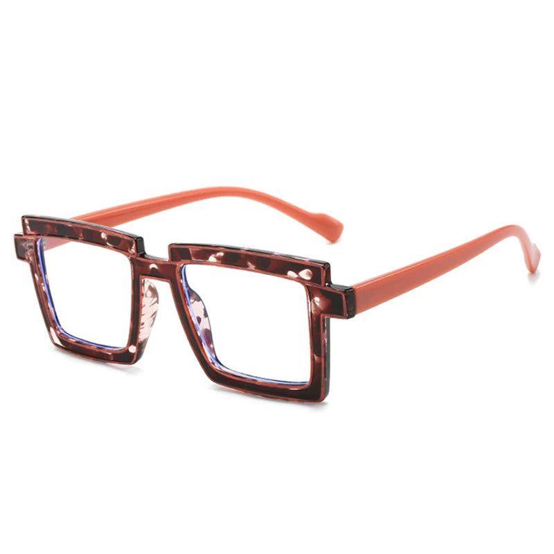 Fashionable Retro TR90 Square Glasses with Anti-Blue Light Protection - Lucid Fantasy 