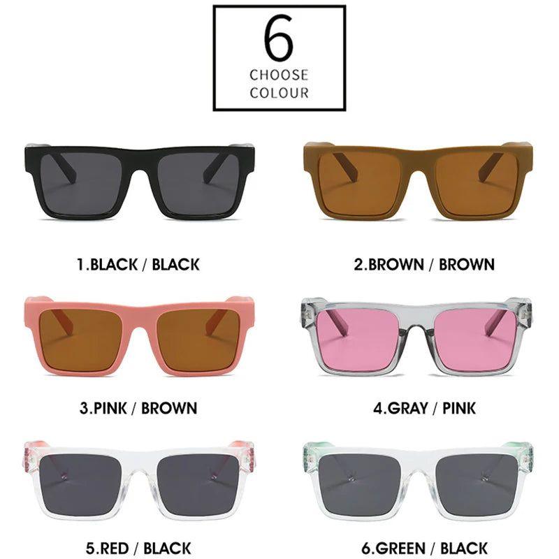 Fashionable Square Lens Sunglasses with UV400 Protection - Stylish Fashion Frames - Lucid Fantasy 