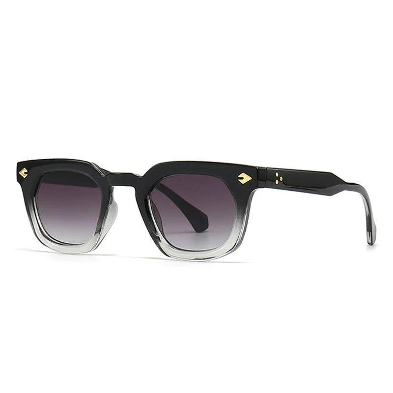 Fashionable Square Rivets Sunglasses with UV400 Protection - Lucid Fantasy 