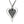 Floating Heart Pendant Boho Chic Minimal Art Design Collar Necklace