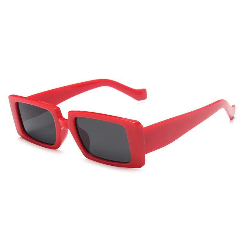 Fluorescent Retro Rectangle Sunglasses with UV400 Protection for Summer Fashion - Lucid Fantasy 