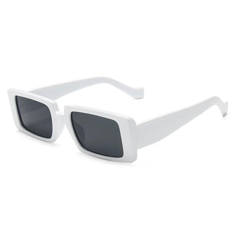 Fluorescent Retro Rectangle Sunglasses with UV400 Protection for Summer Fashion - Lucid Fantasy 