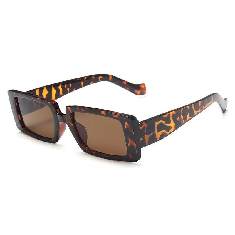 Fluorescent Retro Rectangle Sunglasses with UV400 Protection for Summer Fashion - Lucid Fantasy 