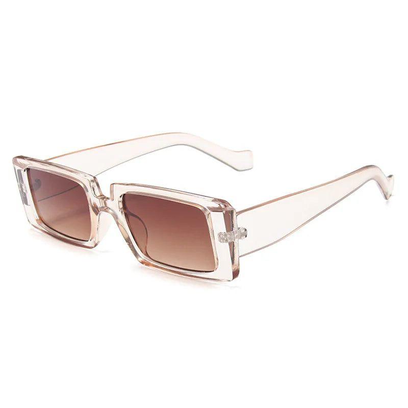 Fluorescent Retro Rectangle Sunglasses with UV400 Protection for Summer Fashion - Lucid Fantasy 