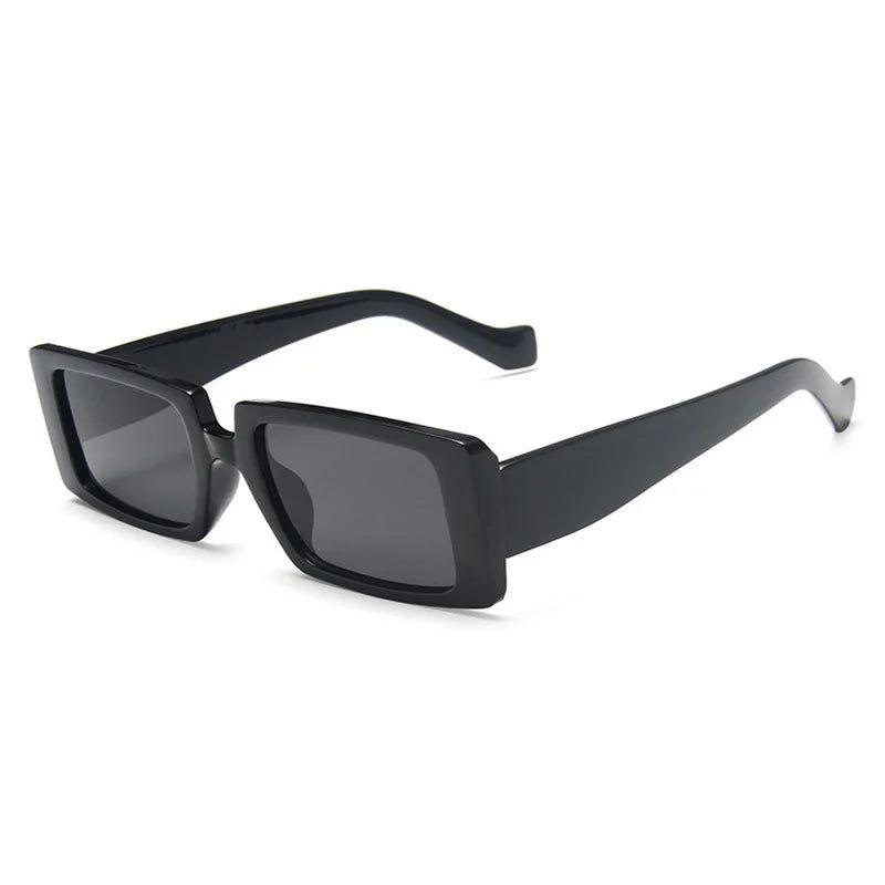 Fluorescent Retro Rectangle Sunglasses with UV400 Protection for Summer Fashion - Lucid Fantasy 