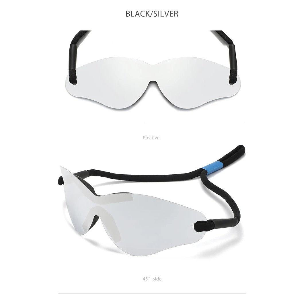 Futuristic Rimless Oversized Hip-Hop Sunglasses for Y2K Fashion - Lucid Fantasy 