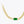 High Quality Fashion Jewelry Green Stone Link Chain Choker Necklace Gold Color Stainless Steel Glass Pendant Necklaces Fashion Jewelry-Lucid Fantasy