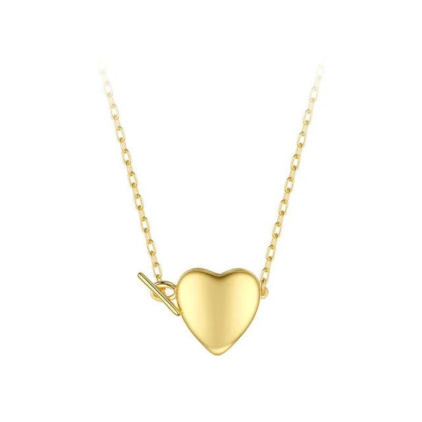 High Quality Fashion Jewelry Heart Locket Pendant Necklace Gold Color Openable Photo Frame Choker Necklace Fashion Jewelry-Lucid Fantasy