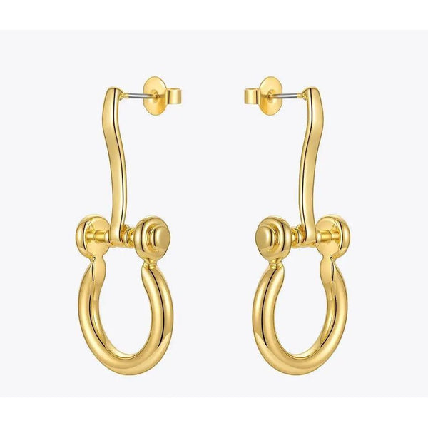 High Quality Fashion Jewelry Horseshoe Drop Earrings Dangle Fashion Jewelry-Lucid Fantasy