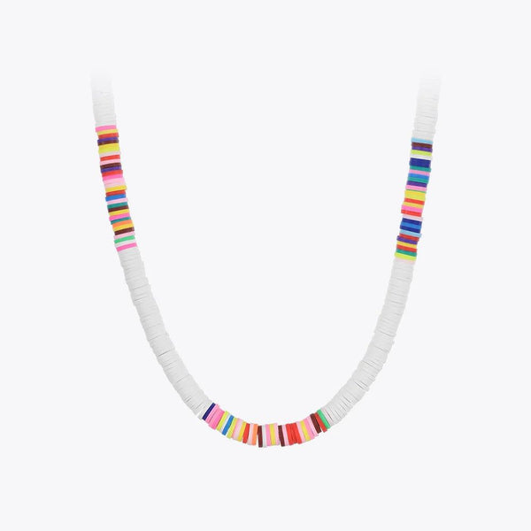 High Quality Fashion Jewelry Kpop Colorful Pottery Chain Necklace Gold Color Fashion Jewelry Cute Choker Necklaces Beach-Lucid Fantasy