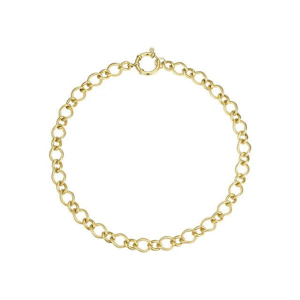 High Quality Fashion Jewelry Link Chain Choker Necklace Gold Color Stainless Steel Chunky Necklaces Fashion Jewelry-Lucid Fantasy