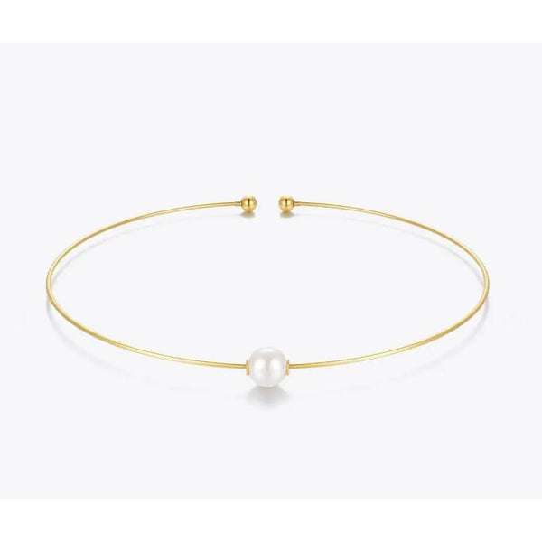 High Quality Fashion Jewelry Pearl Choker Necklace Gold Color Vintage Necklaces Fashion Jewelry-Lucid Fantasy