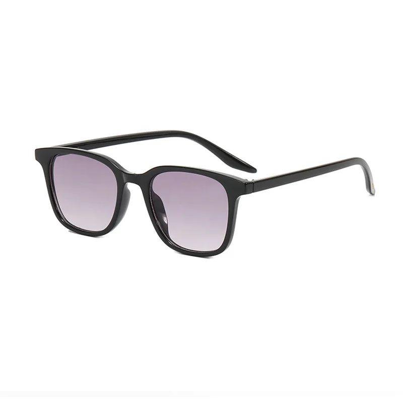 Lightweight Retro Square Sunglasses with Contrast Color Matte Gradient and UV400 Protection - Lucid Fantasy 