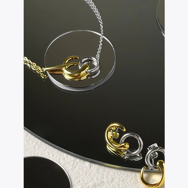 LUXE Design Necklaces Abstract Gold Color Pendants Necklace Fashion Jewelry-Lucid Fantasy