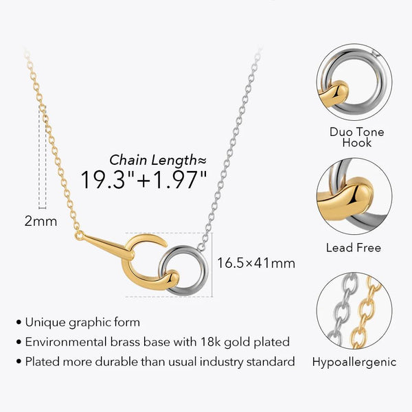 LUXE Design Necklaces Abstract Gold Color Pendants Necklace Fashion Jewelry-Lucid Fantasy