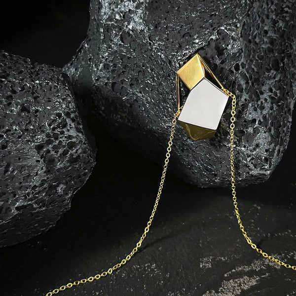 LUXE Design New In Meteorite Necklace Gold Color Pendant Necklaces Hip-Hop Fashion Jewelry-Lucid Fantasy