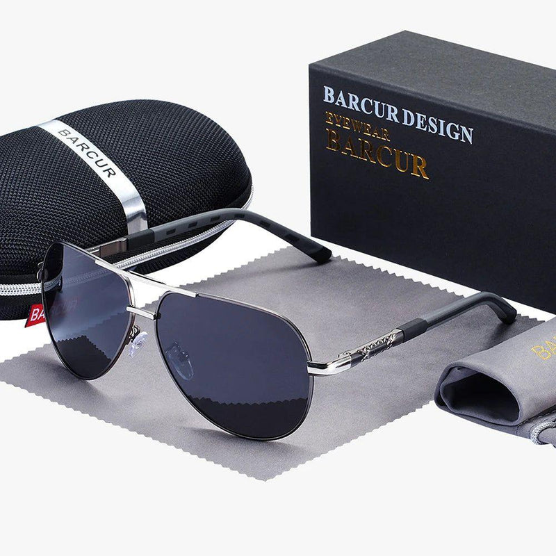 Men's Barcur Polarized Gradient Sunglasses - Classic Eyewear with UV Protection - Lucid Fantasy 