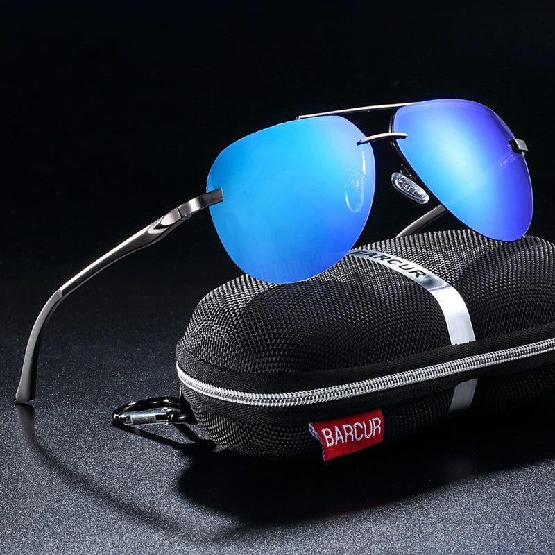 Men's Ultralight Polarized Sports Sunglasses with Durable Stainless Steel Frame - Lucid Fantasy 