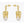 Modern Design Gold Melt Drop Teeth Pearl Earrings Gold Color Fashion Jewelry-Lucid Fantasy