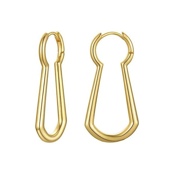 Modern Design Sunny Doll Drop Geometric Light Dangle Earrings Gold Color Fashion Jewelry-Lucid Fantasy