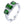 Natural Chrome Diopside Sterling Silver Ring 1.8 Carats Genuine Gemstone Fine Jewelry-Lucid Fantasy