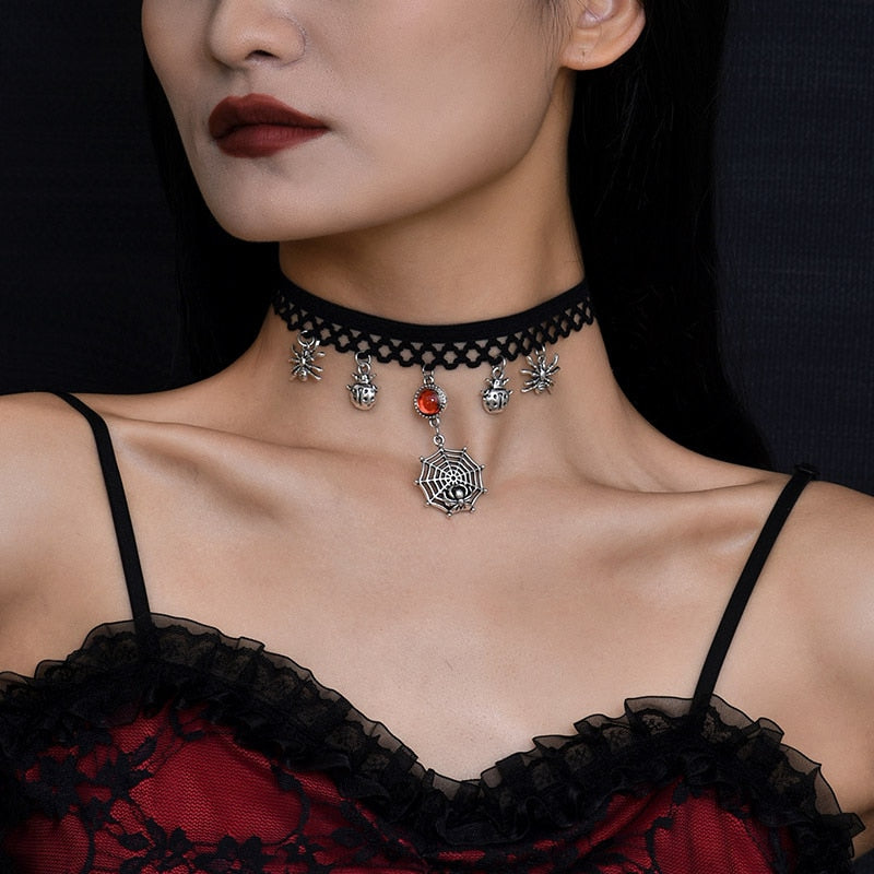 Neo Gothic Punk Choker Necklace