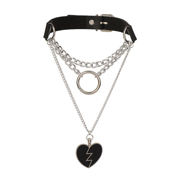 Lucid Fantasy Neo Gothic Punk Choker Necklace