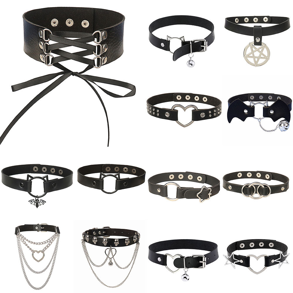 Neo Gothic Punk Choker Necklace