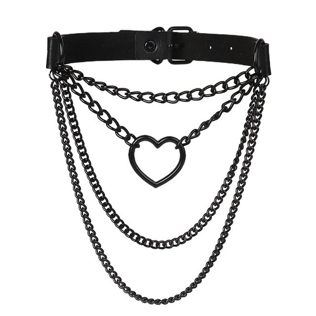 Lucid Fantasy Neo Gothic Punk Choker Necklace