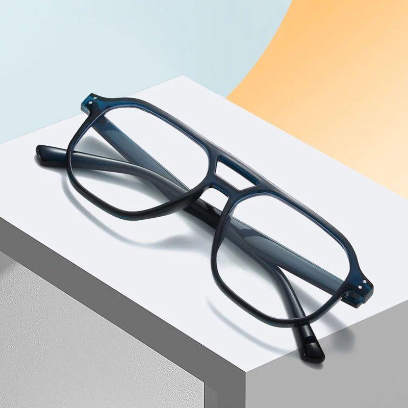 New Blue Light Blocking Double Bridge Eyewear Frame - Lucid Fantasy 