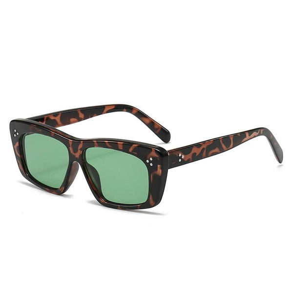 New Fashion Square Lens Luxury Sunglasses Retro Rivets Cat Eye Original Design Stylish Fashion Shades-Lucid Fantasy