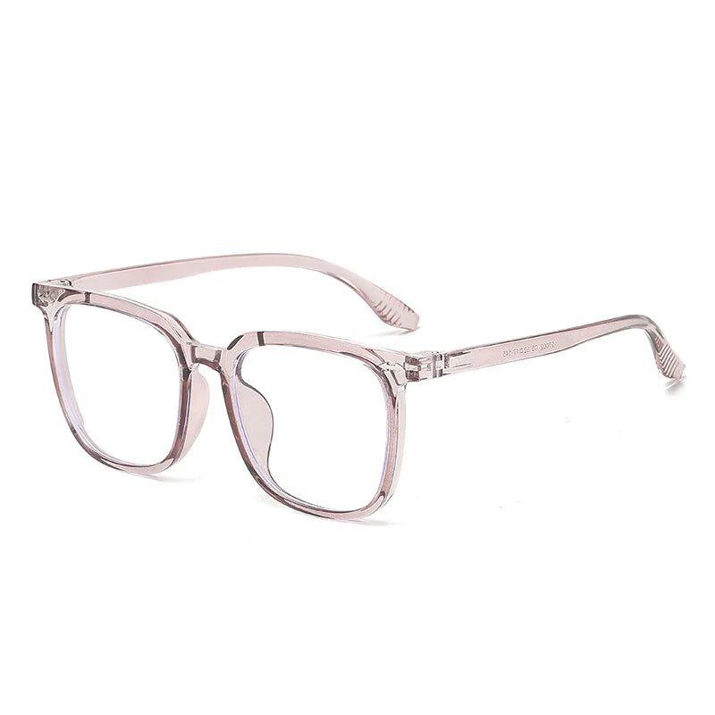 New Square Clear Anti-Blue Light Glasses Optical Eyewear Retro Rivets Fashion Frame-Lucid Fantasy