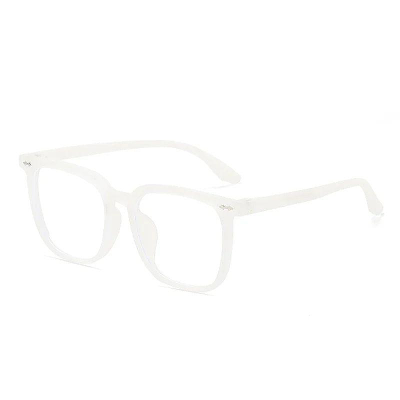 New Square Clear Anti-Blue Light Glasses Optical Eyewear Retro Rivets Fashion Frame-Lucid Fantasy